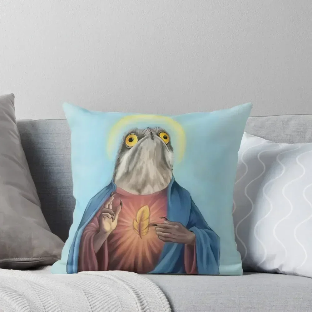 

Our Lord and savior potoo bird Throw Pillow Cushions Cover Christmas s Covers Luxury Cushion Cover Sofa Decorative Covers pillow