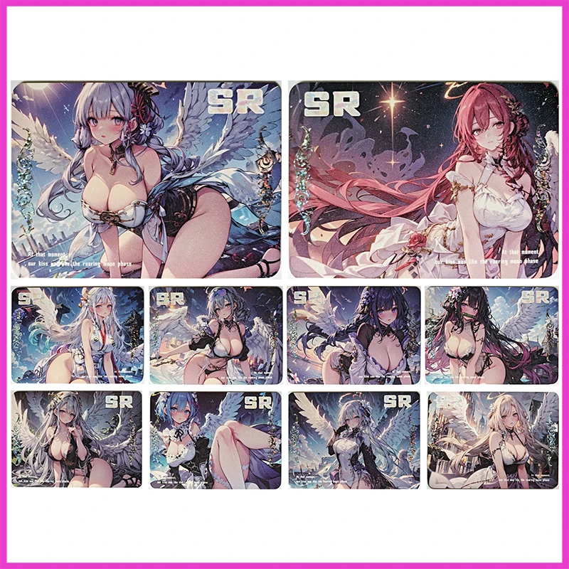 

Аниме «История богини», редкий размер A6, SR, коллекционная карта Himeko Yamato, серебряный волк Rem Lumine Nezuko, игрушки для мальчиков, подарок на день рождения