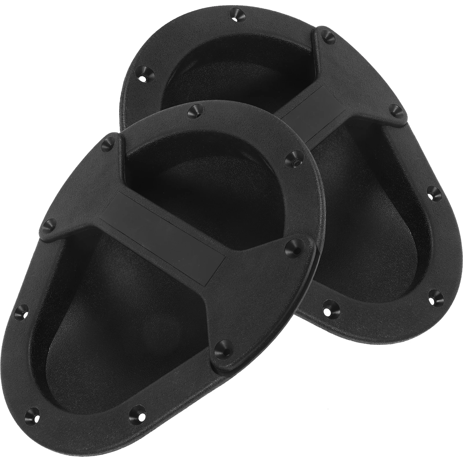 

2 Pcs Speaker Side Handles 226x185 Black Recessed Handles Heavy Duty Audio Fittings Ergonomic Pull Safe Transportation