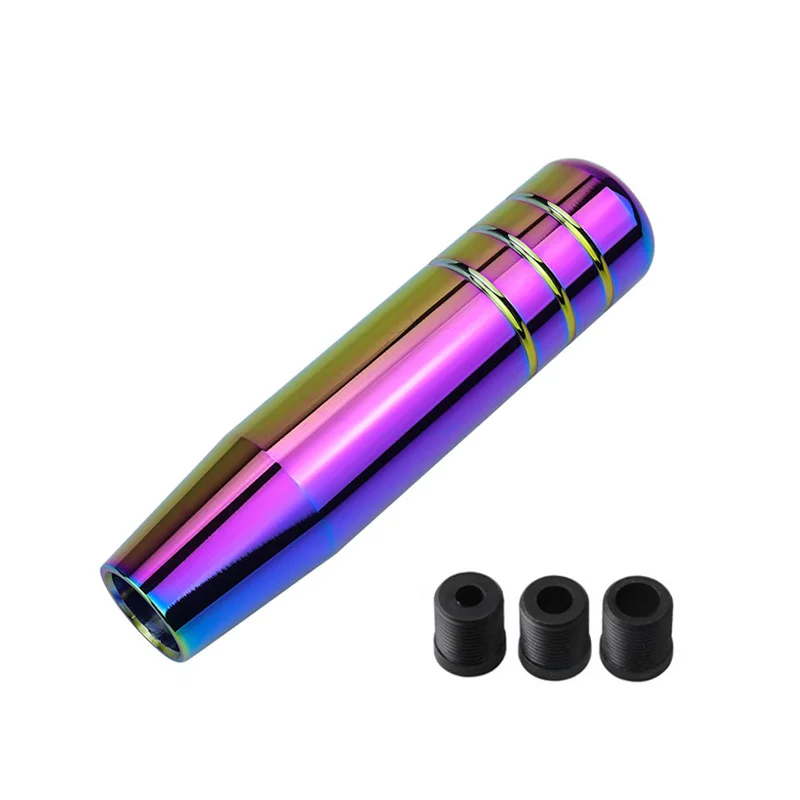 9cm 13cm Aluminum Gear Shift Knob Baking Blue Baking Golden Racing Car Universal Manual Transmission Shifter Lever Knob