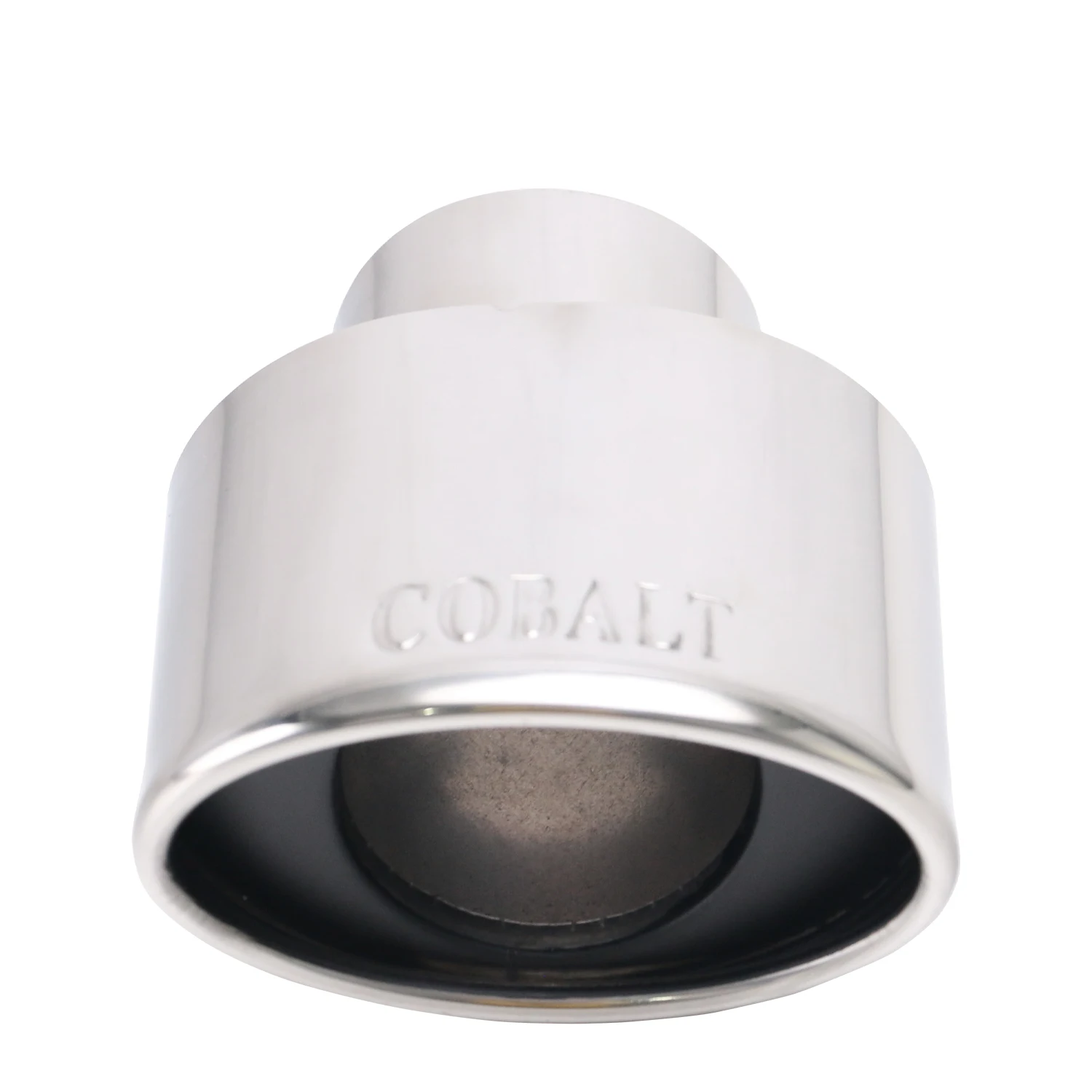 طرف كاتم صوت مستقيم واحد من الفولاذ المقاوم للصدأ نظام عادم عالمي أنبوب نهاية قابل للتعديل ملحقات السيارة