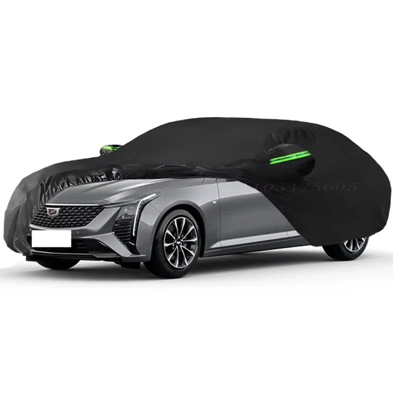 

For Cadillac CT5 Car Cover Outdoor Sun Shade Rain Snow Dust Frost Resistant Anti-UV Cover Waterproof All Weather for Automobiles
