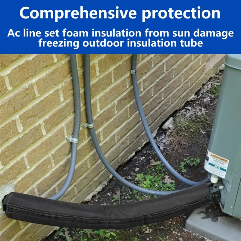 A88E-Ac Covers For Outside	 Headboard Cover	 Insulation Sleeve For Central Air Conditioning Mini Splits Copper Pipe Insulation C