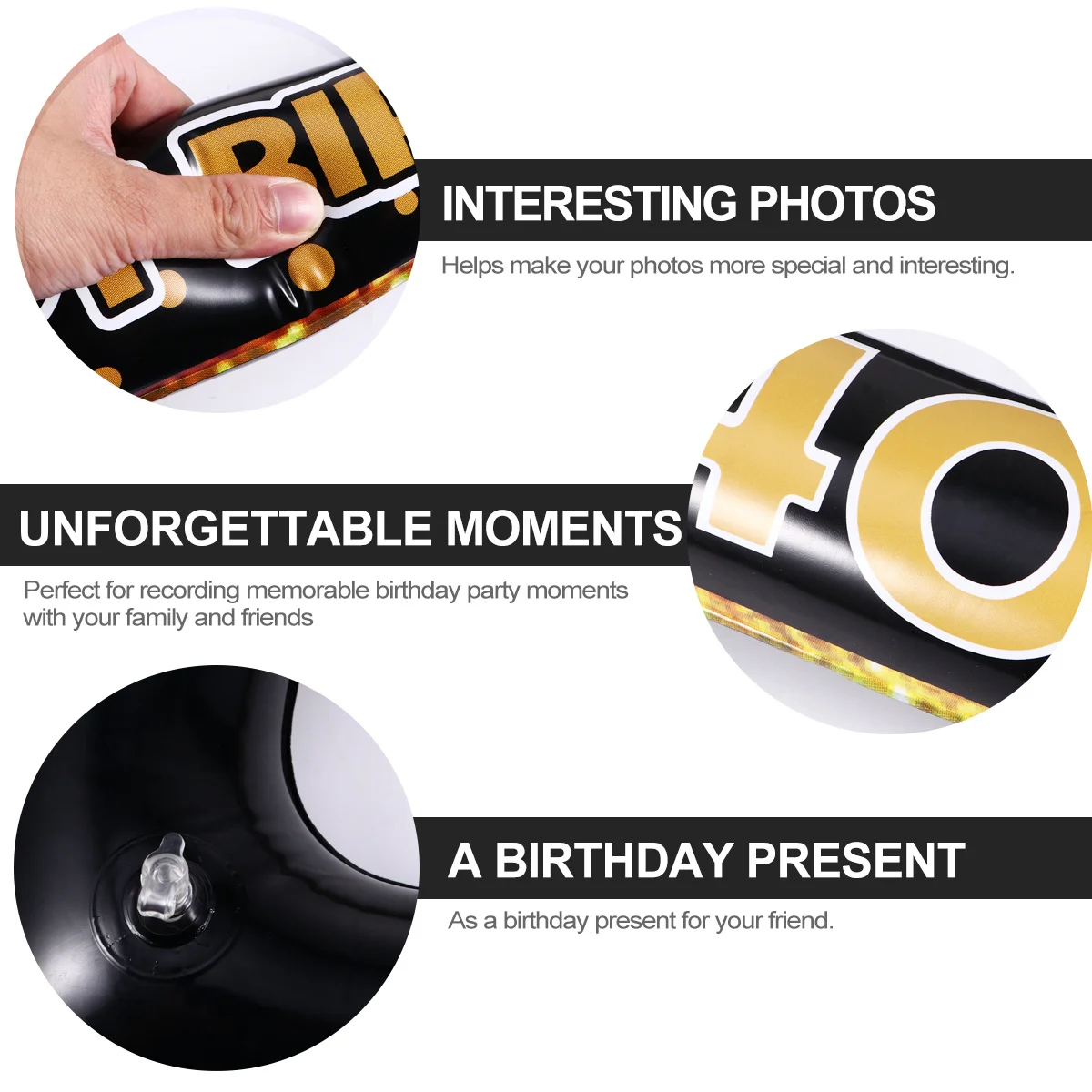 

1pc Inflatable Frame Birthday Pvc Props Birthday Party Supplies For Kids Festival Costume Carnival Party Supplies Age 13