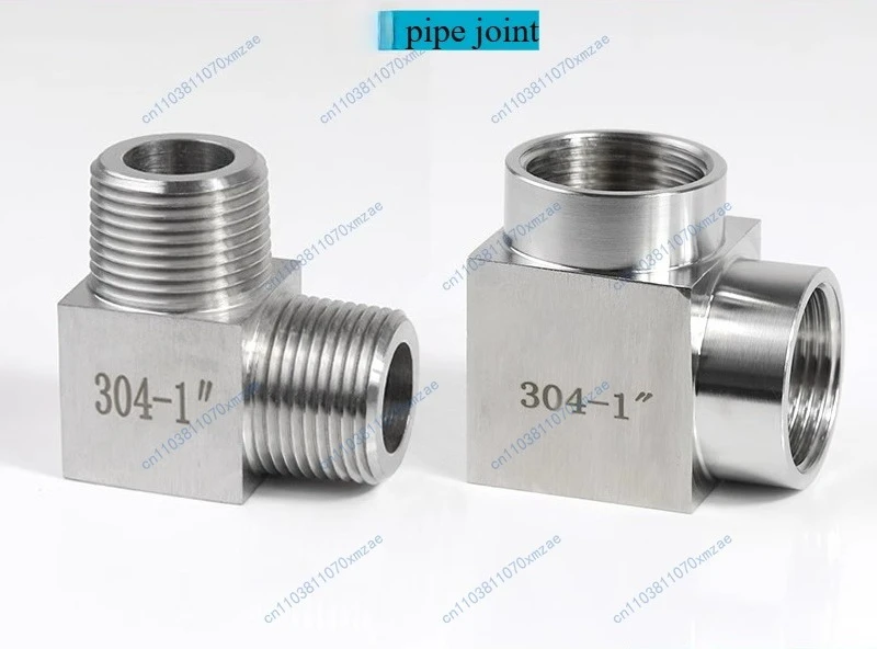 Raccord de tuyau d'huile hydraulique en T, filetage intérieur et extérieur haute pression en acier inoxydable 304, 1/8 "3/8" 1/4 "3/4" 3/4 ", 10 pièces