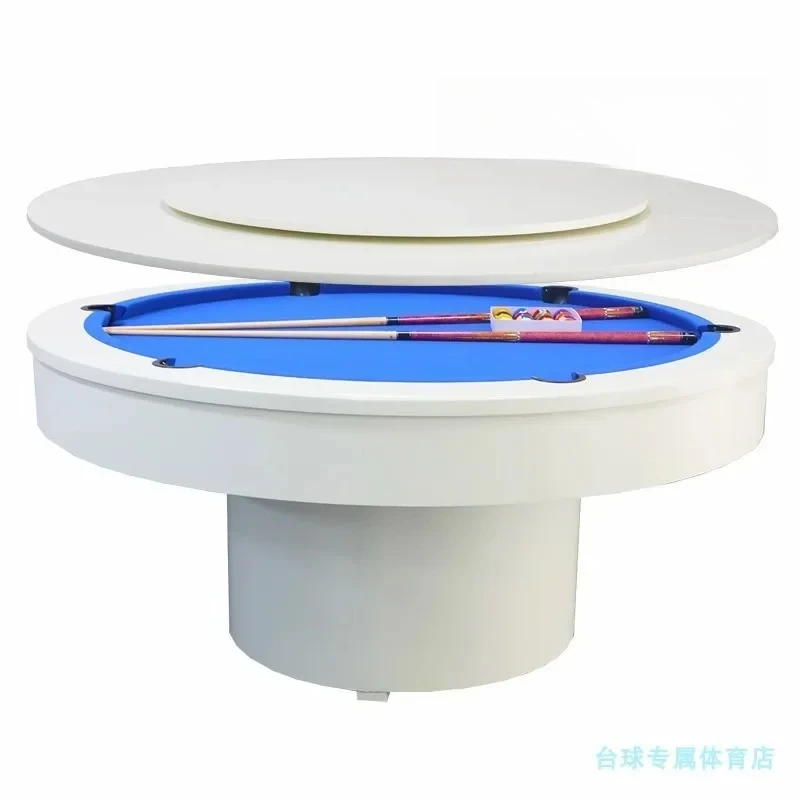 

Round pool table Marble commercial pool table Adult two-in-one bar KTV party hall