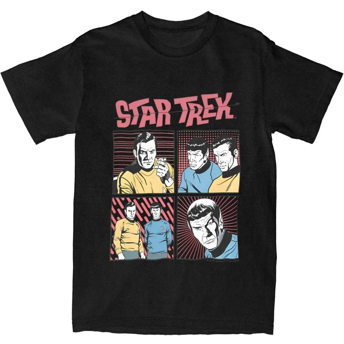 Stars Treks Graphic Printed T Shirt for Men Women Cotton Tee Shirt Clothes