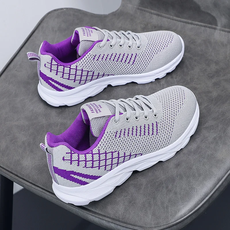 

Women Summer Shoes Platform Fashion Tenis Femmino Mesh Sports Anti Slip Lace Up Casual Jogging Lightweight Outdoor Travel Shoes