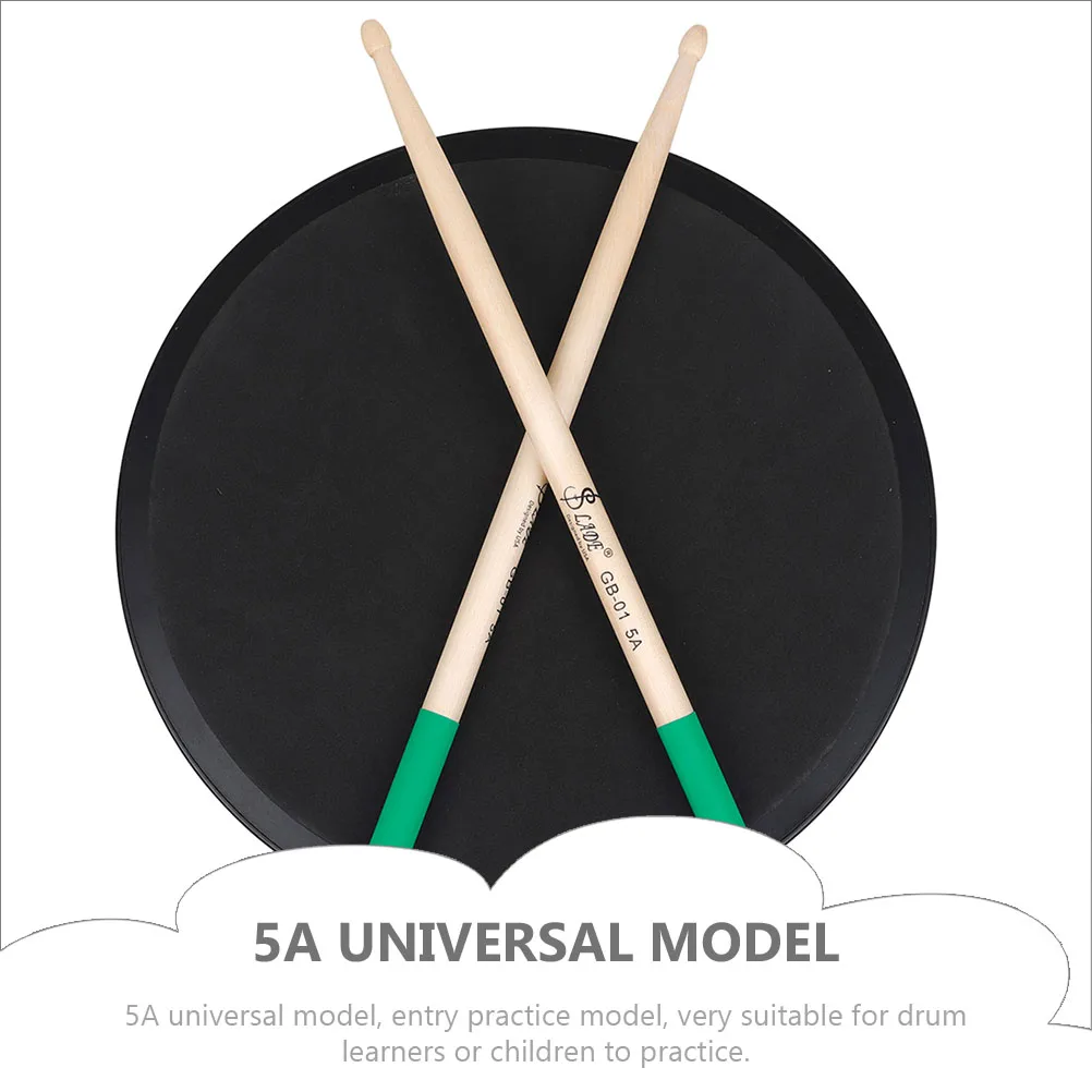 

6 Pcs Maple Drumsticks Lightweight Percussion Instrument Sticks Durable Wood Accessories Kids Practice Drum Learners