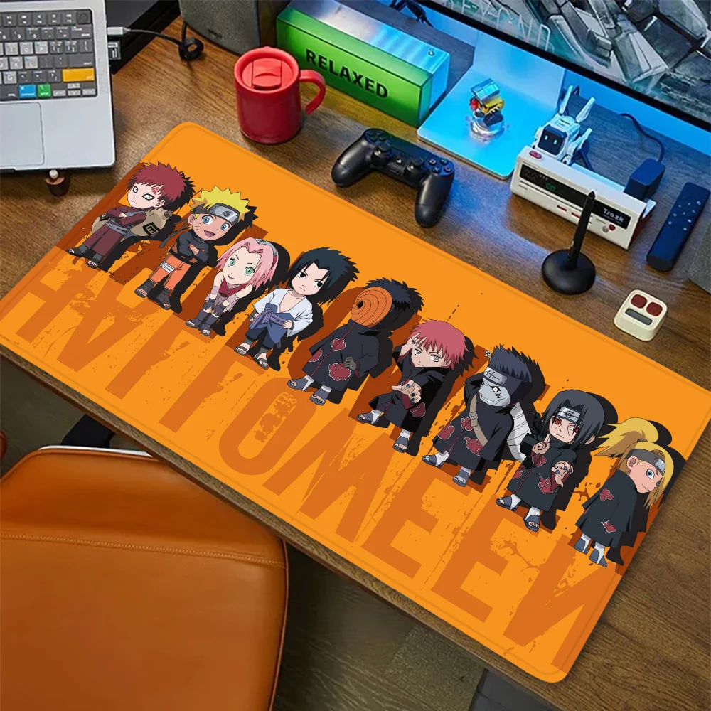 

N-Naruto anime Mousepad Mousepad New Arrivals Large Gaming Mousepad L XL XXL Gamer Mouse Pad Size For Keyboards Mat