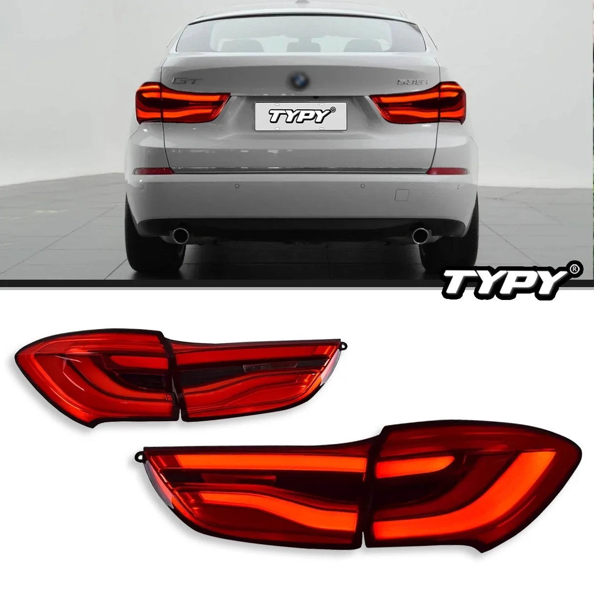 

Автомобильные фары TYPY для BMW F07 5-Series GT, задний фонарь 2014-2017, светодиодный проектор, задние фонари, дневные ходовые огни, автомобильные аксессуары