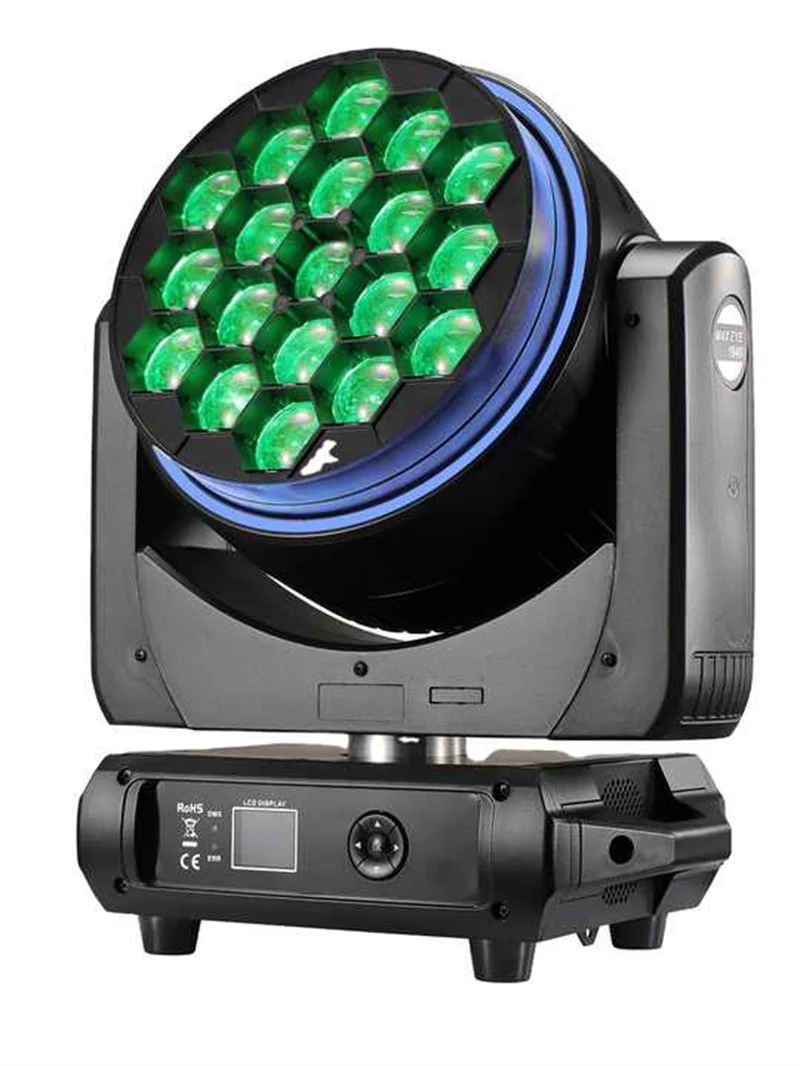 Stage LED dj Light K15 19*40W Pixel Zoom Beam Wash Clay B-EYE RGBW 4IN1 Moving Head Stage Light CW-LM1940Z