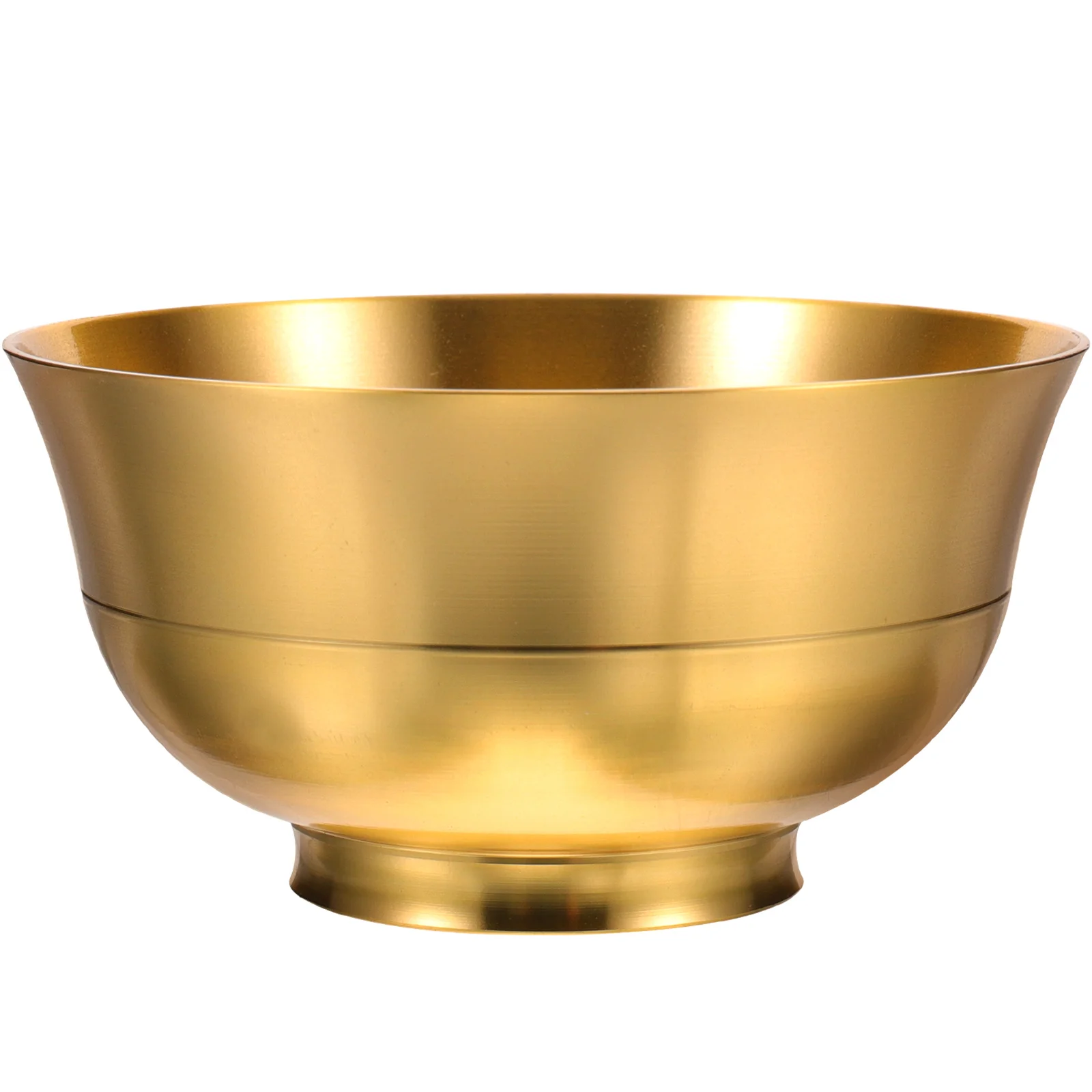 Accessories Brass Glossy Cornucopia Decorative Bowl Golden Treasure Basin Chinese Tea Cups Holy