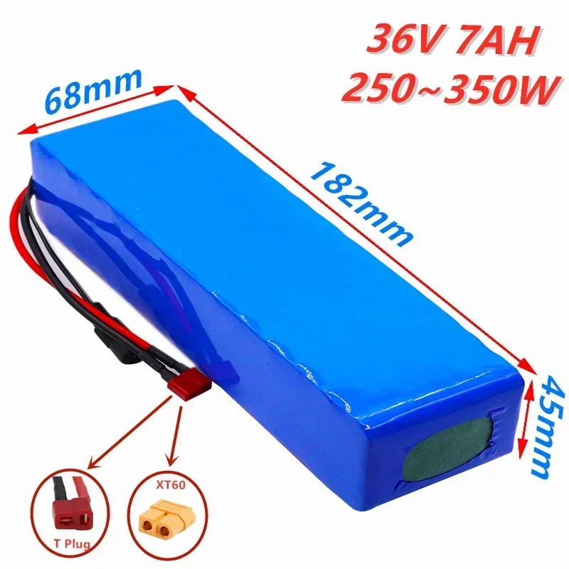 36V 7Ah 10S2P 18650 Rechargeable battery pack 7000mAh,modified Bicycles,electric vehicle 42V Protection PCB +42V Charger