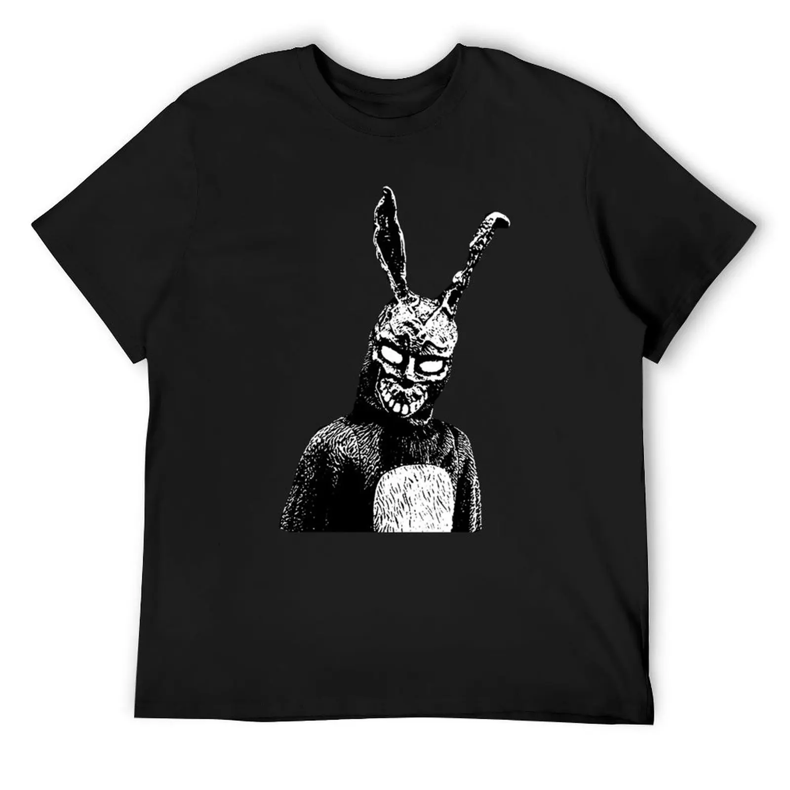 

Футболка с наклейками Donnie Darko, топы, таможенный дизайн, рубашки с рисунком, хлопковые футболки для мужчин