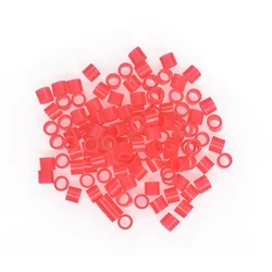 Anneaux de Code Dentaire en Silicone Souple, Adaptés à Tous les Instruments à Main, Boîte de Matériaux de Dentiste, 100 Pièces