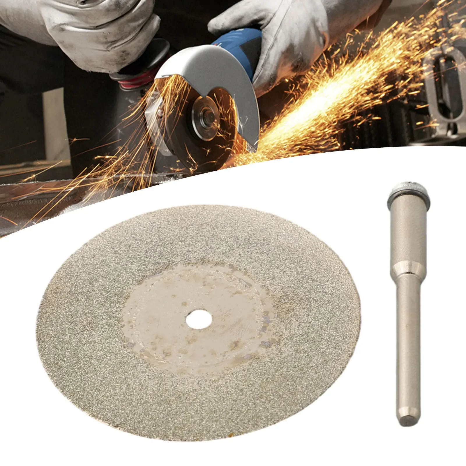 1pcs 40/50/60mm Diamond Grinding Wheel  Wood Cutting Disc Dry Wet Amphibious Rotary Tool Accessories For Cutting Metal Gem