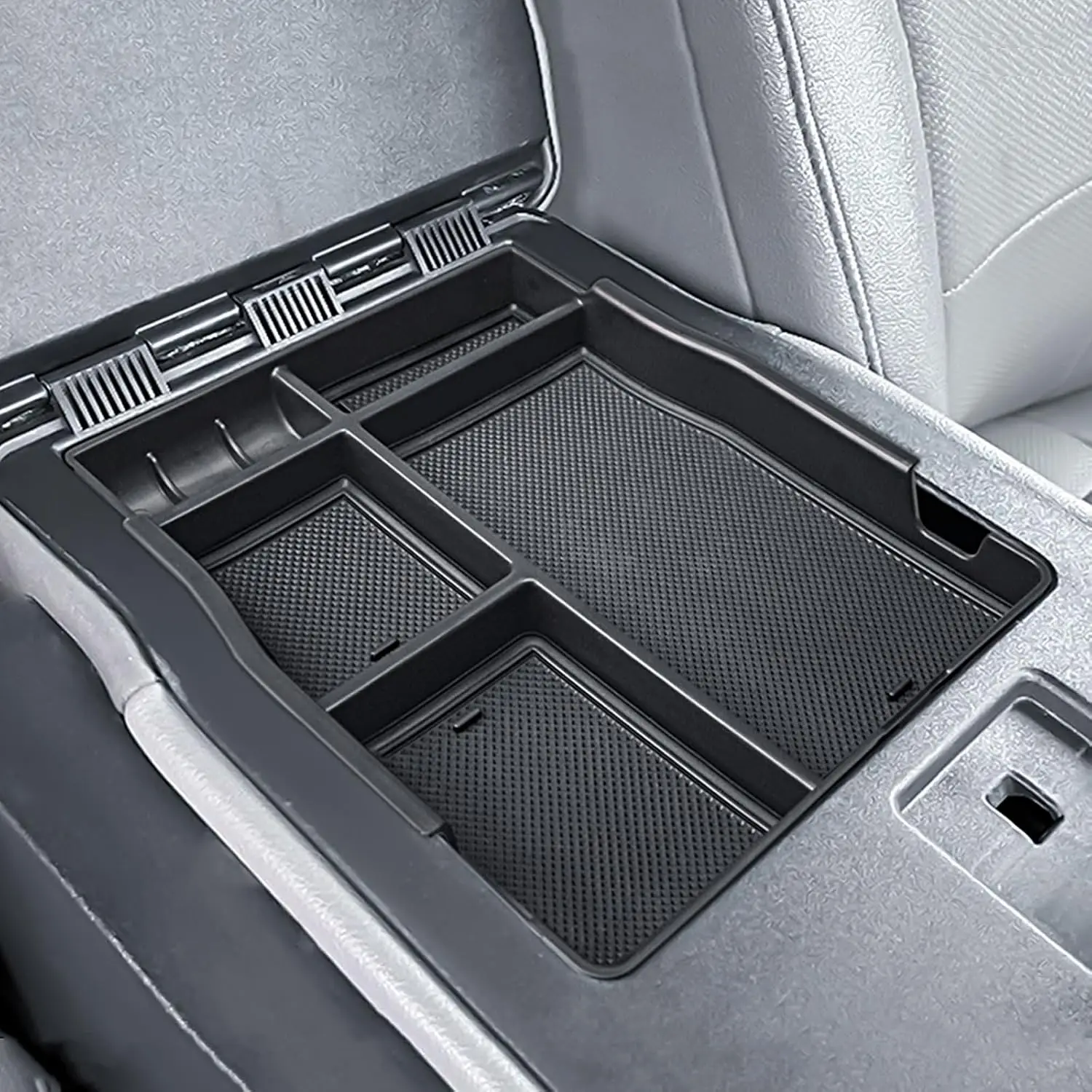 

RUNROAD Center Console Organizer Tray For Ford F150 2021-2025 Accessories Armrest Storage Box Middle Console Tray Glove Dividers