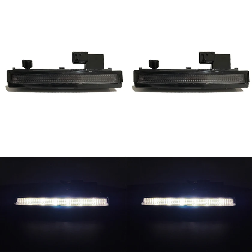 

2PCS AMBER OR WHITE lights USED for Scania truck R650 G500 S730 S500 P500 LED sunvisor lamps WITH plug Oem 2252794