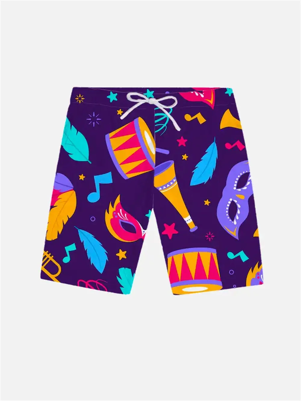 Summer Fun Casual Pattern 3D Printed Men's Shorts Women's 3D Printed Swimwear Swim Shorts Beach Shorts Skateboarding Shorts