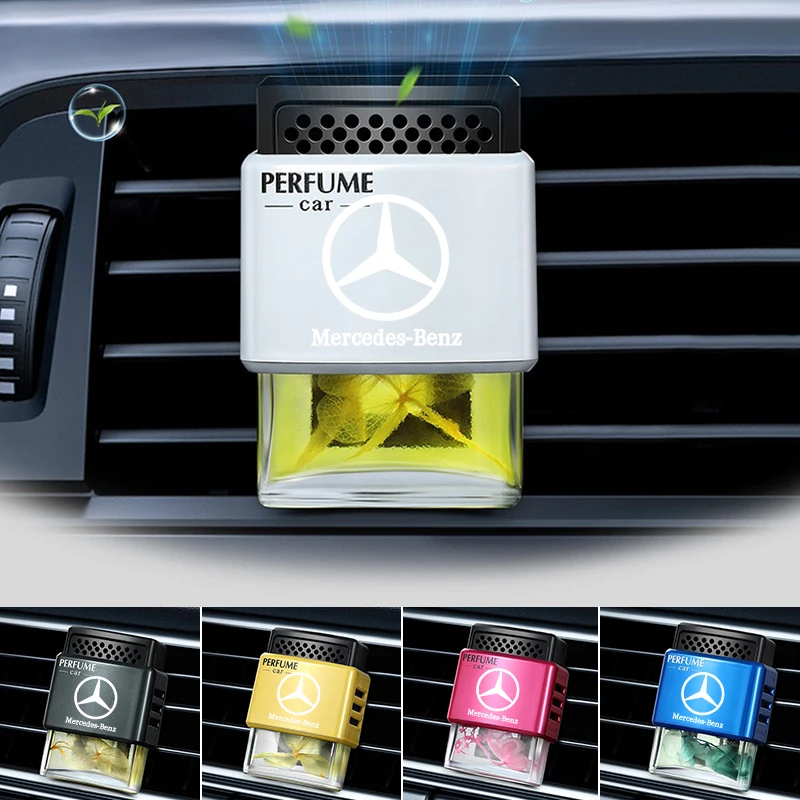 Car Air Freshener Auto Perfume Air Vent Diffuser Clips For Mercedes Benz AMG W203 W206 W220 W205 W211 W212 W201 W210 Accessories