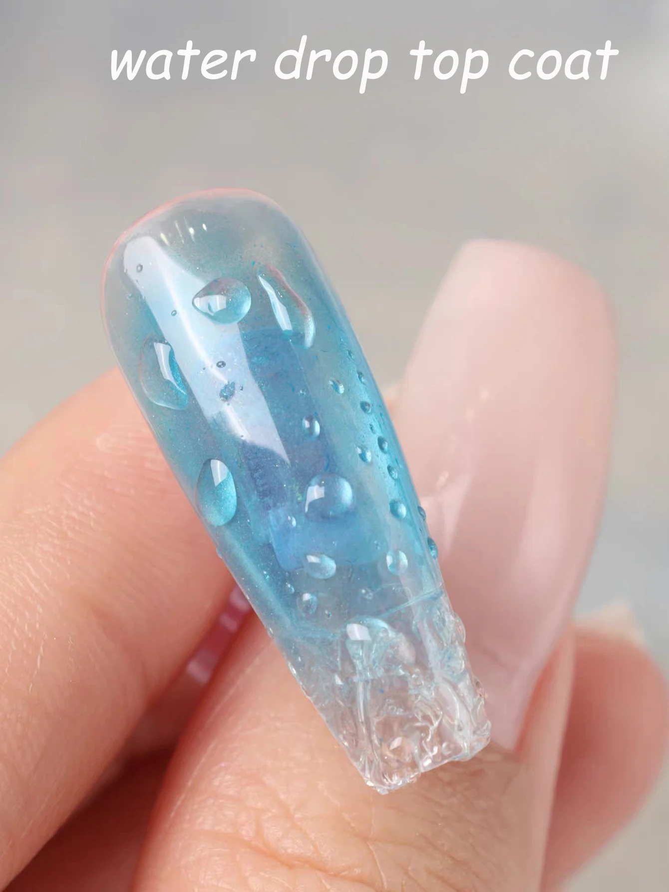 

1-7pcs WS Evil Cult Water Drop Seal! New No-Wash Water Drop Seal Nail Gel for Summer Clear Water Drop Style Nail Salon