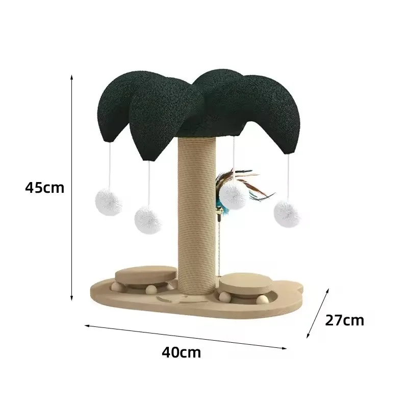 Cat Tree Indoor Climbing Activity Tower With Scratching Posts Cat Furniture Pet House With Interactive Dangling Ball