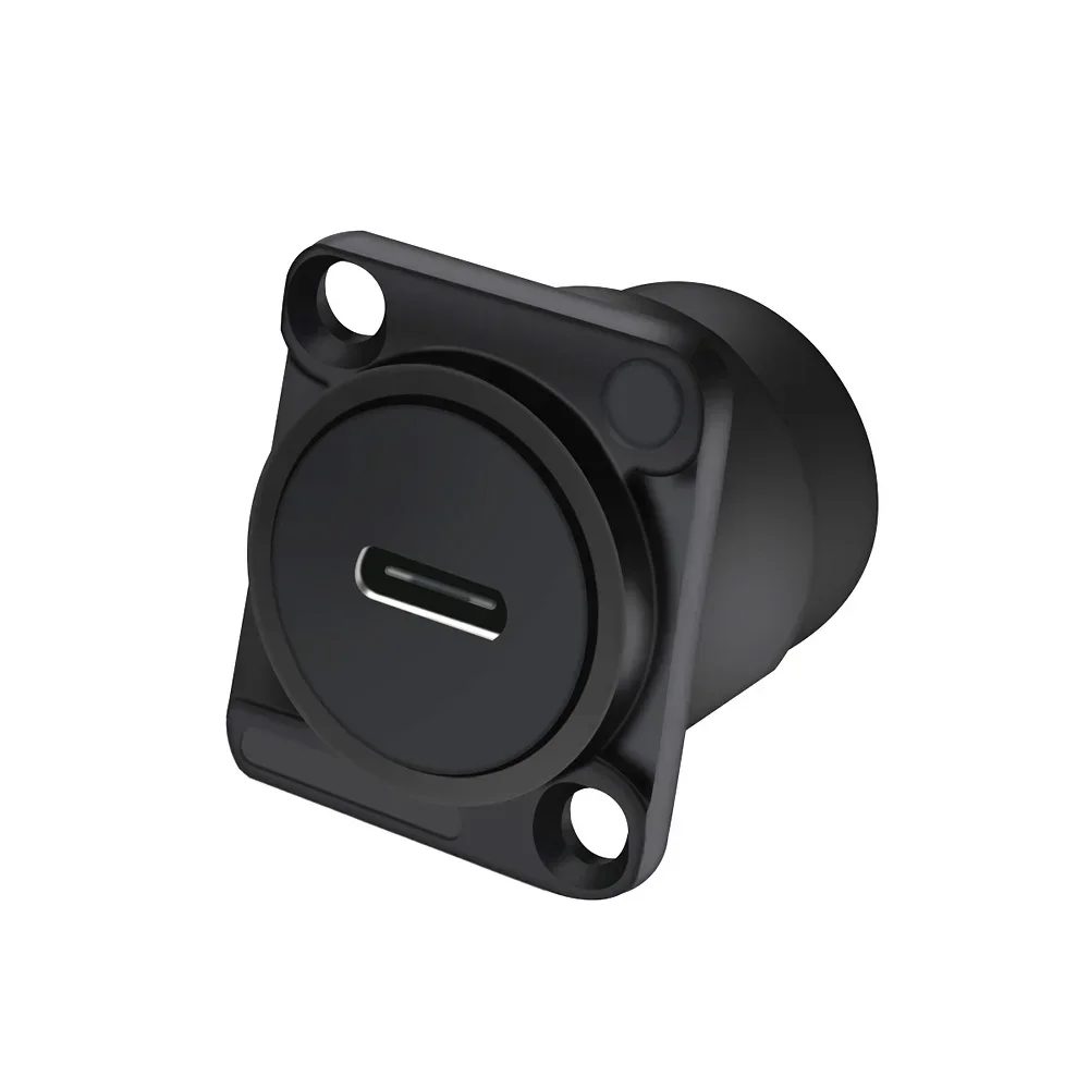 

50pcs Type C to USB 3.0 Connector D Type Chassis Connector Female Socket Panel Mounted Connector