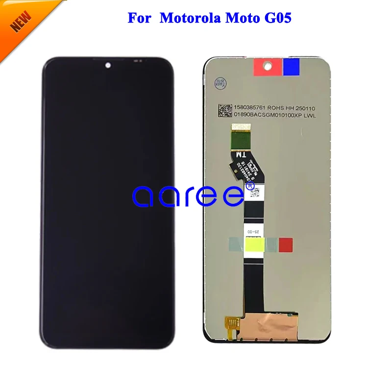 

Оригинальный ЖК-экран для Motorola Moto G05, ЖК-дисплей для Motorola G05, ЖК-экран, сенсорный дигитайзер в сборе