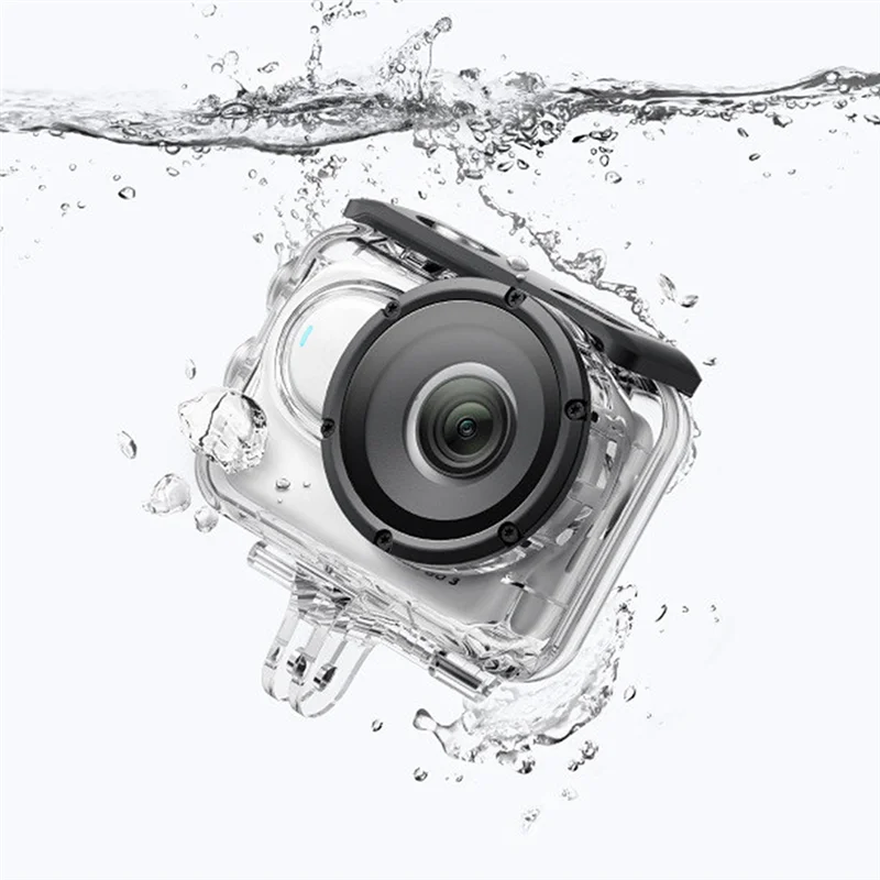 N91R-For Insta360 GO3 GO3S Case Waterproof 60M Housing Diving Protective Camera Underwater Cover