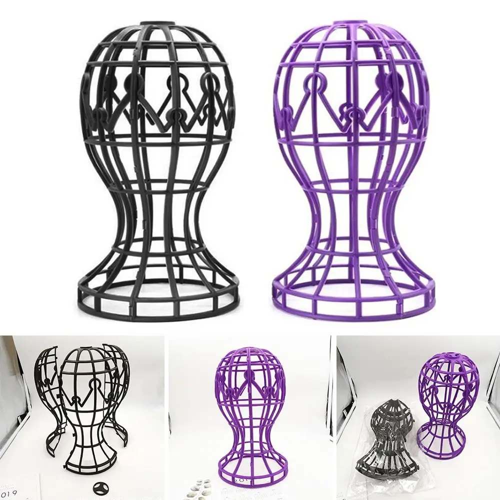 

New Wig Stand Hat Cap Lantern Shape Wig Accessories Storage Rack Multi-Purpose Wig Head Stand