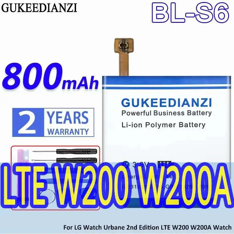 

Watch Battery 800Mah BL-S6 For LG Urbane 2Nd Edition Lte W200 W200A Durable