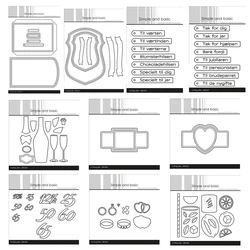 Envelope Banner Bottle Bellybelt Cutting Dies for New July 2024 Scrapbooking Paper Making Frame Card Craft Supplies no Stamps
