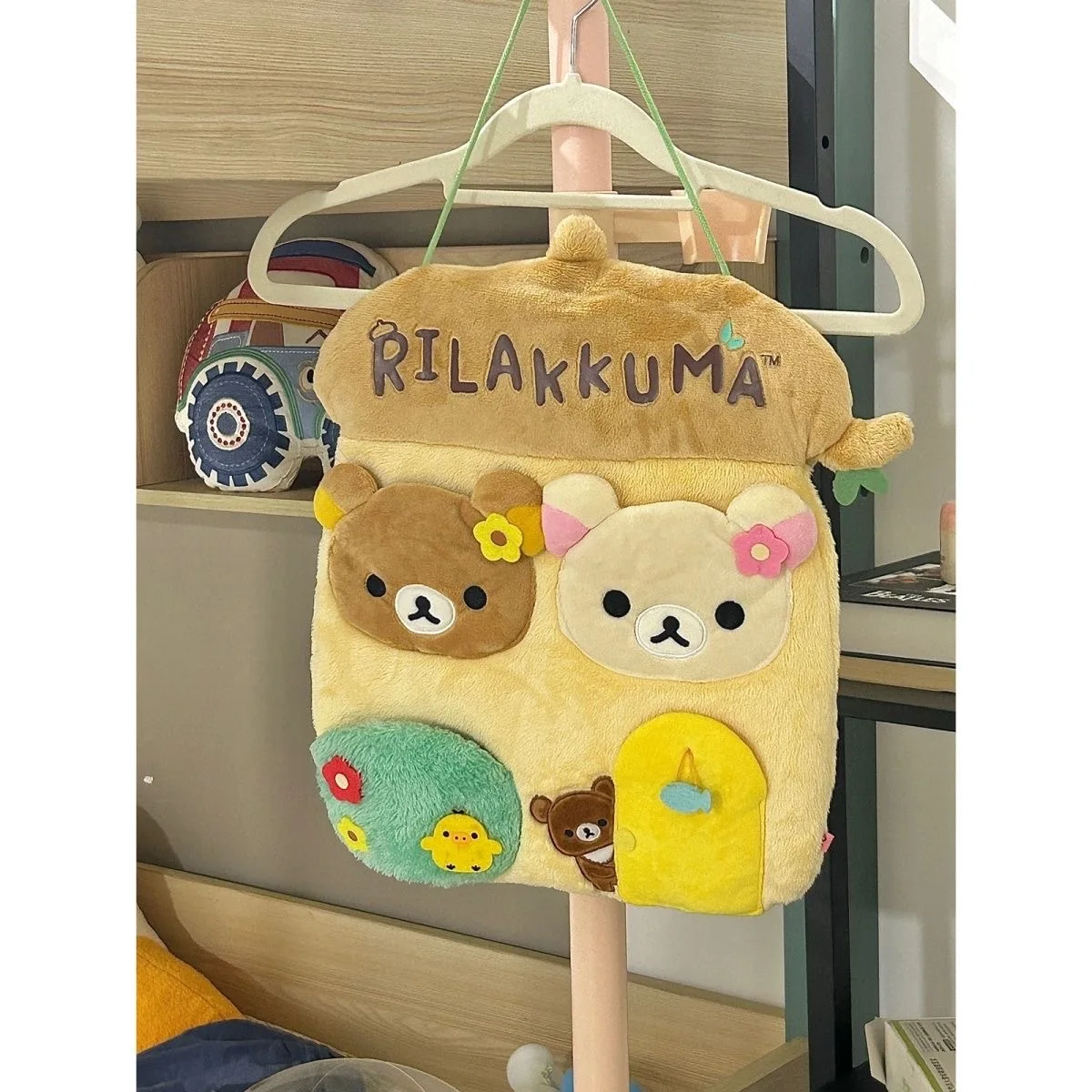 New Cute Rilakkuma Bear bambini ragazze Home peluche borsa ricevente Make up Cosmetics Bag per le donne