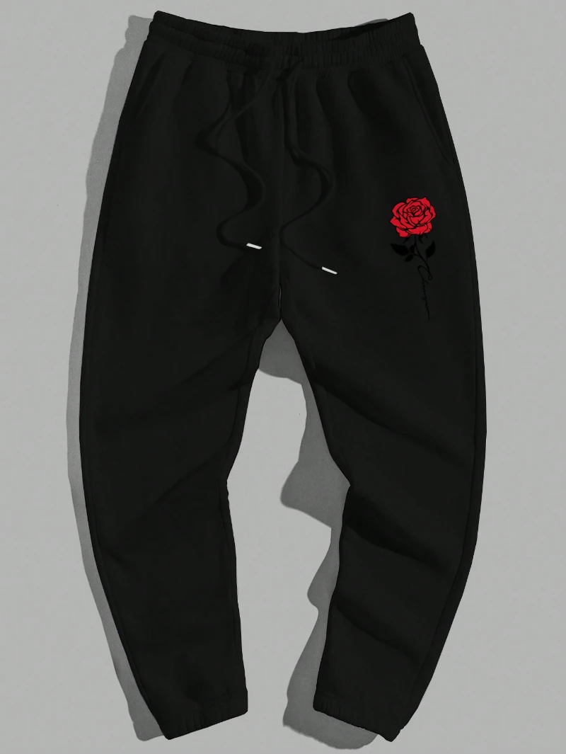 

2025 Autumn and Winter Mens Minimalist Stylish Athletic Pants Letter Print Elastic High-end Luxury Is for Both Men and Women Gym