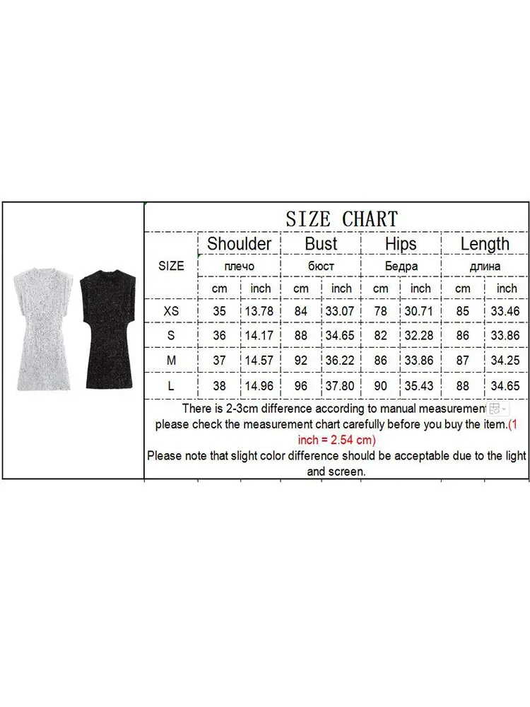 TRAF 2024 Women\'s Padded Sequin Dress Mini Skirt Prom Dresses Elegant Short Evening Summer Woman Clothing Store Y2k Two Colors