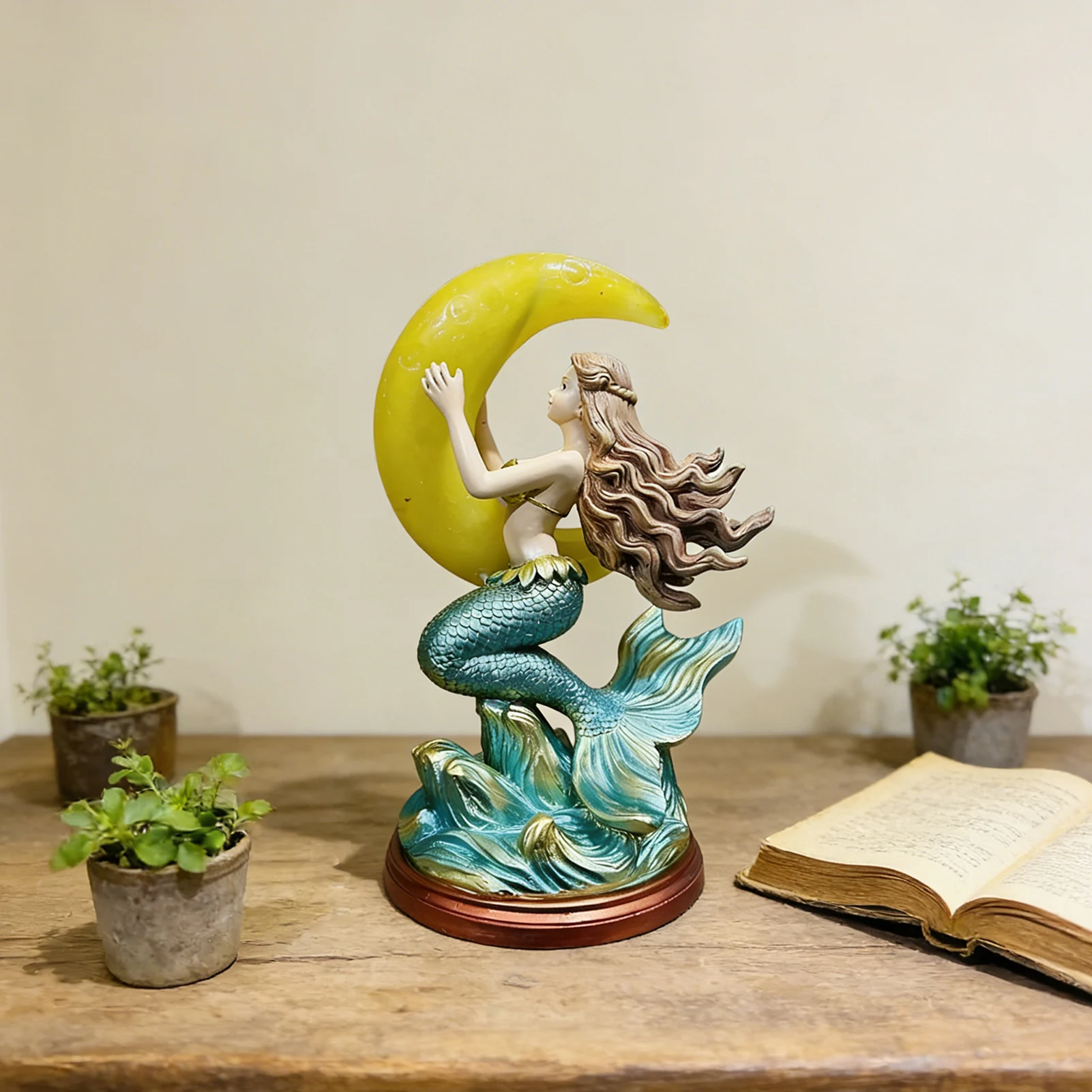 Moonlight Mermaid Night Light  - Desk Setup Lamp 评论和价格