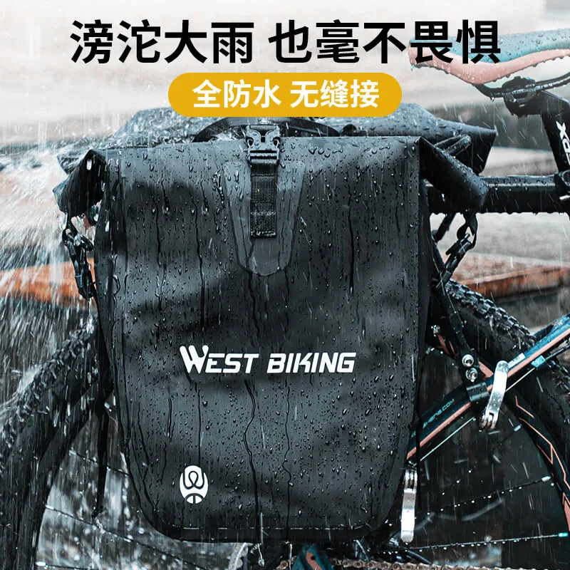 1PCS Bicycle 25l Large Capacity Mountain Bike Waterproof Bag Single-Sided Backpack