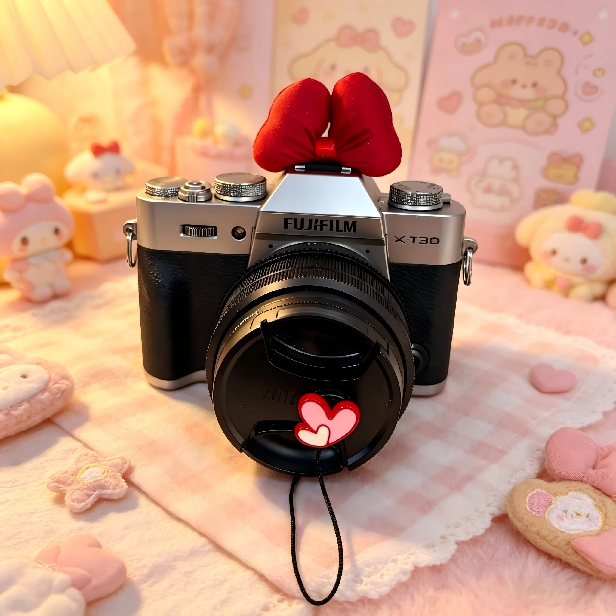 

Cute Bowknot Hot Shoe Cover for Sony A7M4 A7C2 A7M3 for Fuji XS20 XS10 XT30 for Nikon ZFC Z5 Z30 Z50 Z8 Z9 Camera Dust Cap