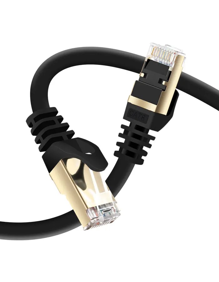 

Cat8 ethernet cable 40Gbps flat nylon braided network lan cable for pc modem laptop ps 5 router rj45 ethernet cable cat 8