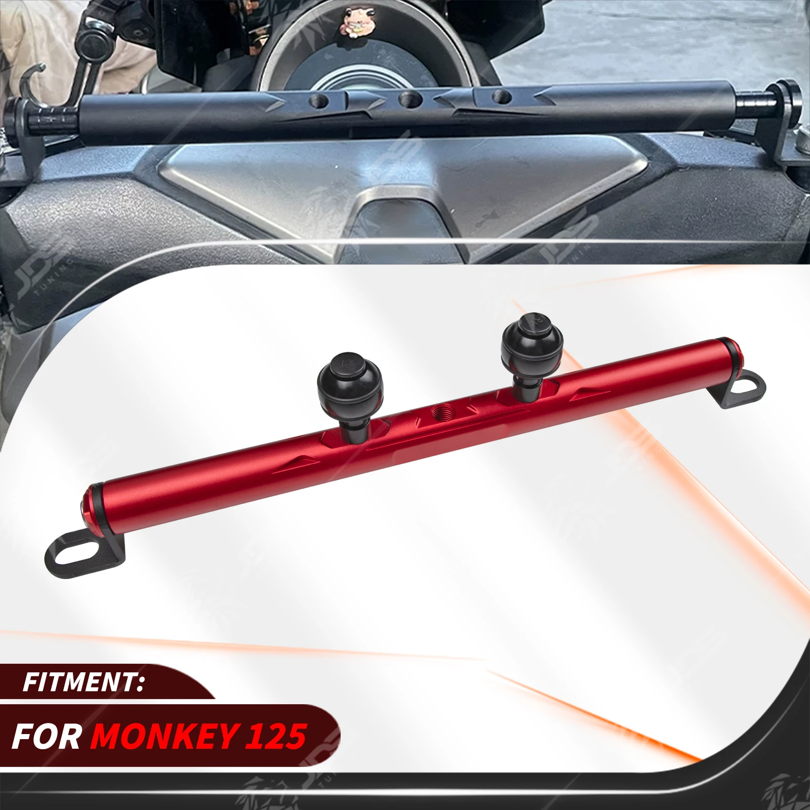 For HONDA MONKEY 125 Crossbar Balance Beam Multifunction Bar Phone Holder Bracket Accessories Parts