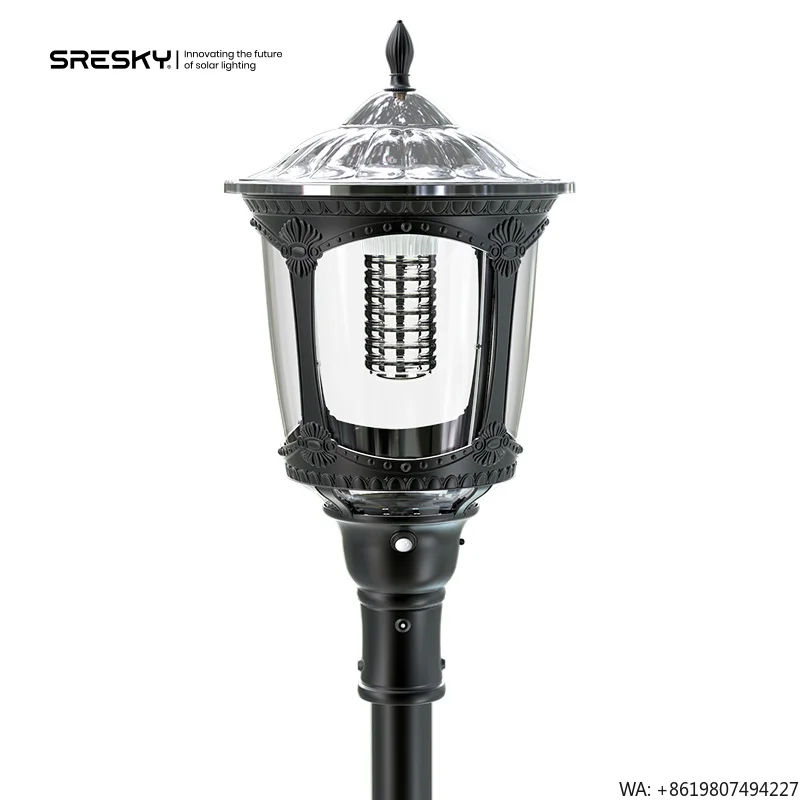 SRESKY Honor Retro Style Series 3000LM All in One Solar Landscape Light