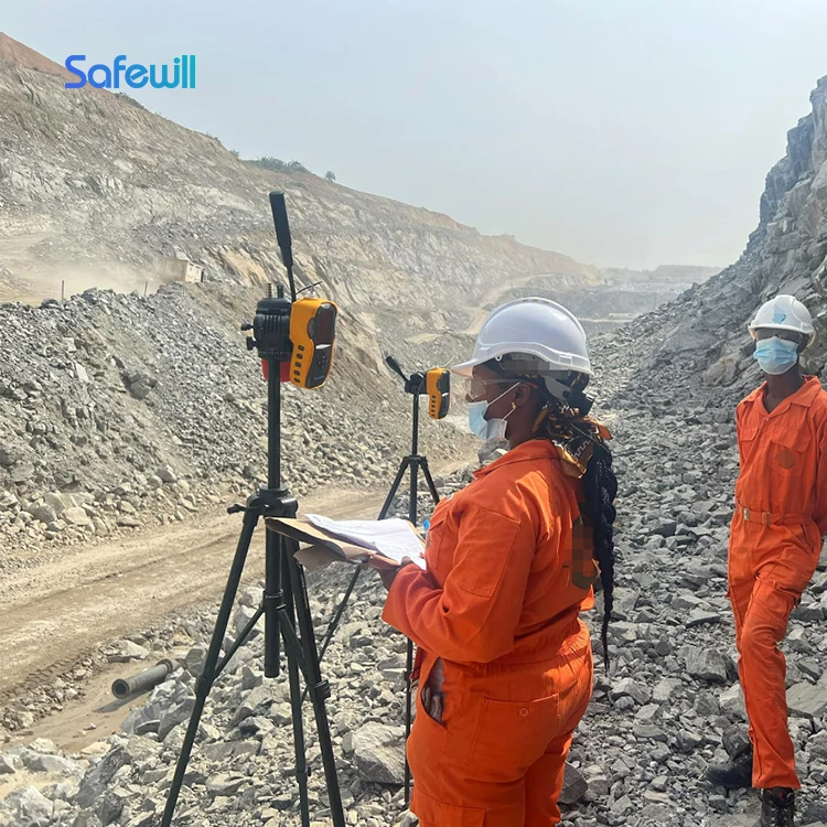 Safewill Portable 6-in-1 High Precision Digital Sensor Pump Multi- Detector for Leak Analysis CO Methane  Analyzers