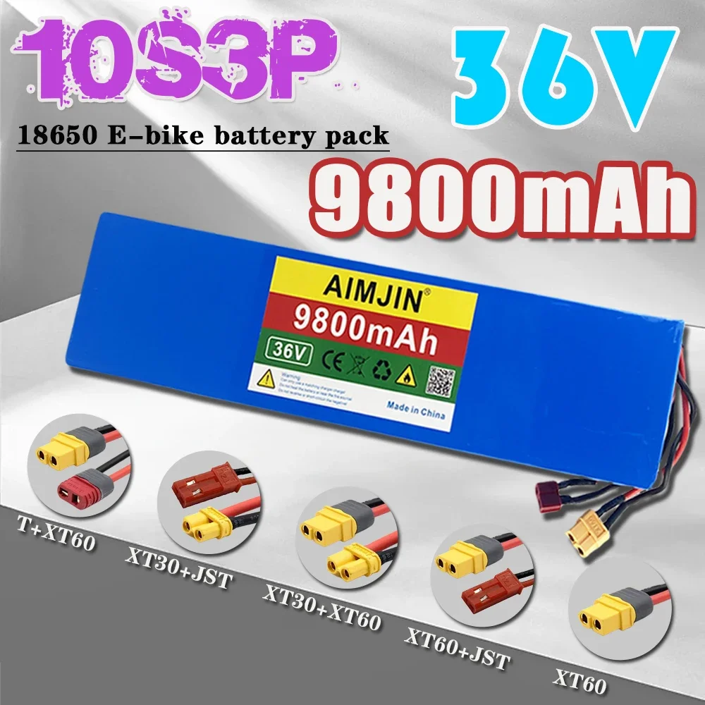 36V9.8AH for AOVO, AOVOPRO, Kamukai And SmartOne Electric Scooter Battery 10S3P