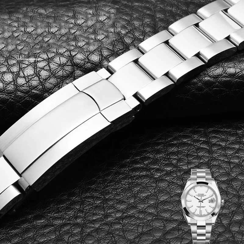 

Solid Stainless Steel 20mm 21mm Watch Band For Rolex Oyster Perpetual Datejust DAYTONA SUBMARINER Luxury Bracelet Watch Straps
