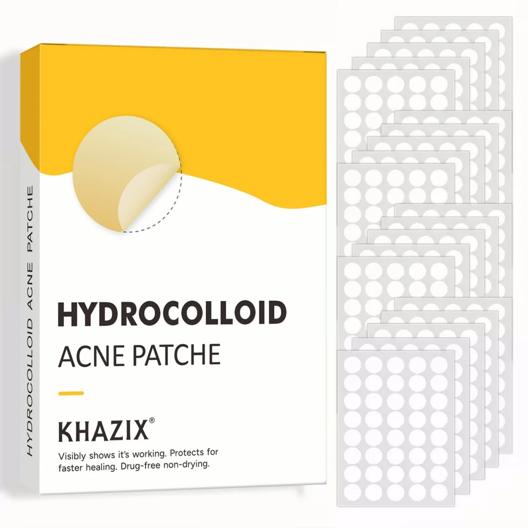 80/200/400/800Pcs Translucent Hydrocolloid Face Patches, Mini Small Size, Invisible Clear Stickers, Waterproof Daily