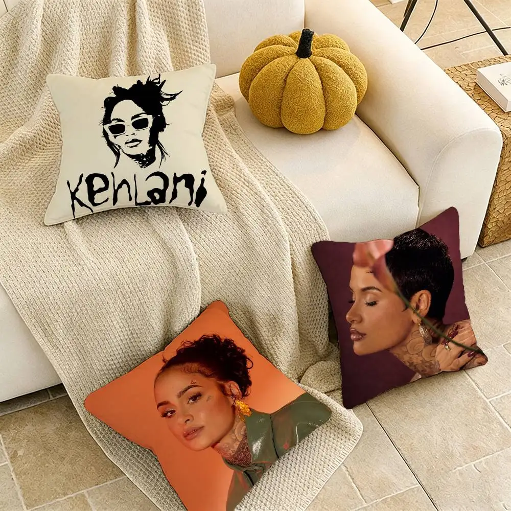 

K-kehlani Singer Folded Pillow Case Cushion Cover Throw Pillow Case For Car Sofa
