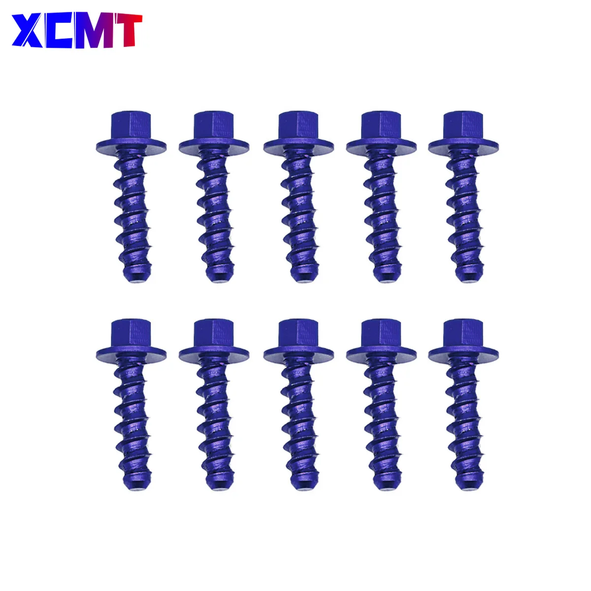 CNC Aluminum 10Pcs Self Tapping Screw Bolts Kit For Husqvarna FE TE FC TC FX TX For KTM EXC EXCF XC XCF XCW SX SXF 2004-2023