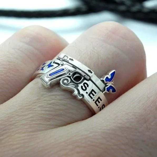 Person 3 Anime Accessories Yuuki Makoto Character Image Ring Woman Fashion Zinc Alloy Rings Man Cosplay Jewelry Friend Gift