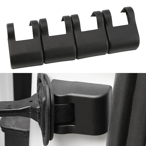 Imagen 2 del producto Cubierta de cerradura de puerta, pegatina de protección de tope para VW Jetta Golf Polo Amarok Passat B5 B6 B7 CC para Skoda Octavia Fabia Rapid Yeti